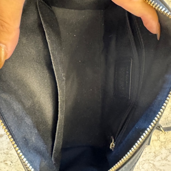 Coach Satchel Bag in signature canvas black & brown -Rowan - Picture 10 of 11